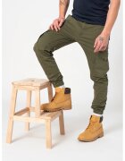 Jack  Jones Pantaloni cargo conici Paul - Kaki