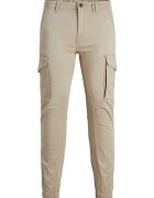 Jack  Jones Pantaloni cargo din amestec de bumbac organic - Bej