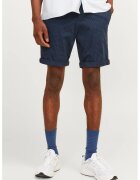 Jack  Jones Pantaloni chino scurti cu model uni - Bleumarin