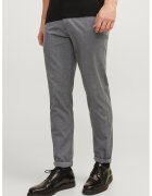 Jack  Jones Pantaloni chino slim fit - Gri inchis melange