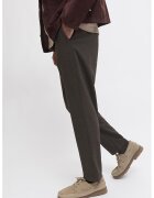 Jack & Jones Pantaloni conici cu snur - Maro melange