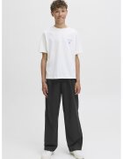 Jack  Jones Pantaloni de bumbac cu croiala lejera - Negru stins