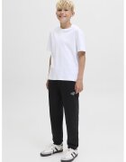 Jack  Jones Pantaloni de trening din amestec de bumbac cu snur in talie - Negru
