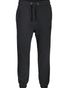 Jack & Jones Pantaloni de trening uni din amestec de bumbac organic - Negru