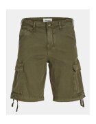 Jack  Jones Pantaloni scurti barbati - 303484293 - Verde - Bumbac