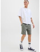 Jack  Jones Pantaloni scurti cu snur si model texturat - Verde pal