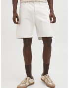 Jack  Jones Pantaloni scurti de denim cu buzunare - Alb murdar