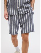 Jack  Jones Pantaloni scurti din amestec de bumbac organic - Alb/Bleumarin