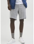 Jack  Jones Pantaloni scurti din amestec de in - Alb murdar/Albastru