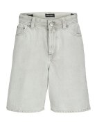 Jack  Jones Pantaloni scurti drepti de denim - Gri deschis