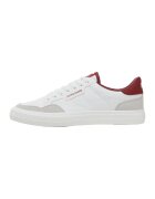 Jack  Jones Pantofi sport low-cut - Alb/Visiniu/Gri cenusiu