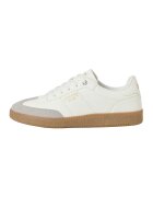 Jack  Jones Pantofi sport low-cut de piele ecologica - Alb/Maro taupe deschis