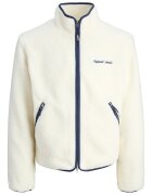 Jack & Jones Pulover barbati - Jack Jones - poliester - ecru/albastru -