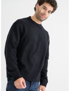 Jack & Jones Pulover cu decolteu la baza gatului si maneci cazute - Negru