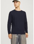 Jack  Jones Pulover din amestec de bumbac organic - Bleumarin