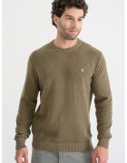 Jack & Jones Pulover din bumbac organic Blurex - Kaki