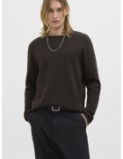Jack  Jones Pulover lejer din amestec de bumbac organic - Maro inchis