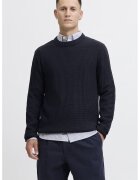 Jack  Jones Pulover tricotat cu decolteu la baza gatului - Albastru ultramarin