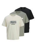 Jack  Jones Set 3 tricouri barbati Jack Jones - 12284772 - Multicolor - Multicolor
