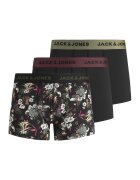 Jack  Jones Set de boxeri cu banda logo in talie - 3 perechi - Negru