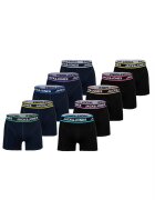 Jack  Jones Set de boxeri cu banda logo in talie Jaclimes - 10 perechi - Negru/Albastru