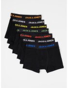 Jack  Jones Set de boxeri cu logo - 7 perechi - Negru