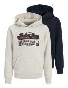 Jack  Jones Set de hanorace cu logo - 2 piese - Maro nisip/Bleumarin