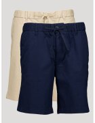 Jack  Jones Set de pantaloni cu model uni si buzunare laterale - 2 perechi - Bej deschis/Bleumarin