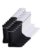 Jack  Jones Set de sosete lungi - 12 perechi - Alb/Negru