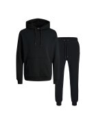 Jack & Jones Trening JACK &JONES Bradley Sweat Zip Hood Set MP 48909 - Negru