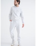 Jack & Jones Trening regular fit din amestec de bumbac organic - Gri deschis melange