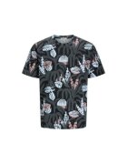 Jack  Jones Tricou barbati Jack Jones - 12276912 - Bumbac - 45679 - Negru