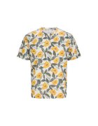 Jack  Jones Tricou barbati Jack Jones - 12276912 - Bumbac - Bej - Bej