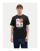 Jack  Jones Tricou barbati Jack Jones - 12277220 - Bumbac - Negru - Negru