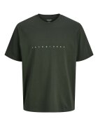 Jack & Jones Tricou Barbati - Jack Jones - Verde - 100% bumbac