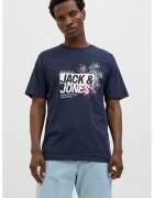 Jack  Jones Tricou cu imprimeu grafic - Bleumarin