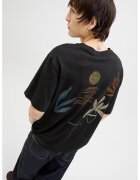 Jack  Jones Tricou cu imprimeu grafic pe partea din spate - Negru/Albastru prafuit/Galben pal