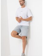 Jack  Jones Tricou cu imprimeu pe partea din spate - Gri deschis/Alb optic