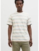 Jack  Jones Tricou cu model in dungi - Verde deschis