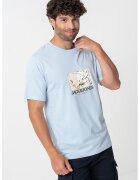 Jack  Jones Tricou de bumbac cu imprimeu frontal - Albastru pastel