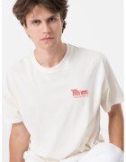 Jack  Jones Tricou de bumbac cu imprimeu pe partea din spate - Rosu/Bej deschis