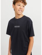 Jack  Jones Tricou de bumbac cu text - Gri/Negru stins