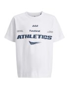 Jack  Jones Tricou de bumbac organic cu imprimeu - Alb/Albastru