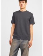 Jack  Jones Tricou din amestec de bumbac cu decolteu la baza gatului - Gri inchis melange