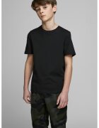 Jack  Jones Tricou din amestec de bumbac organic cu decolteu la baza gatului - Negru