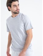 Jack & Jones Tricou din bumbac Logan - Gri deschis melange