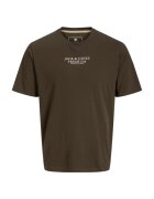Jack  Jones Tricou JACK &JONES Bluarchie Crew 48796 - Maro
