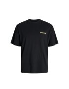 Jack  Jones Tricou JACK &JONES Bradley Graphic O-Neck 48293 - Negru