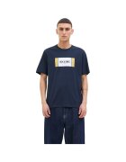 Jack  Jones Tricou JACK &JONES Hayato BTS LN 47436 - Albastru inchis