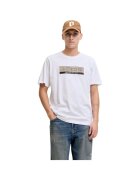 Jack  Jones Tricou JACK &JONES Inwood Block Branding 50177 - Alb